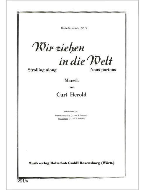Wir ziehen in die Welt